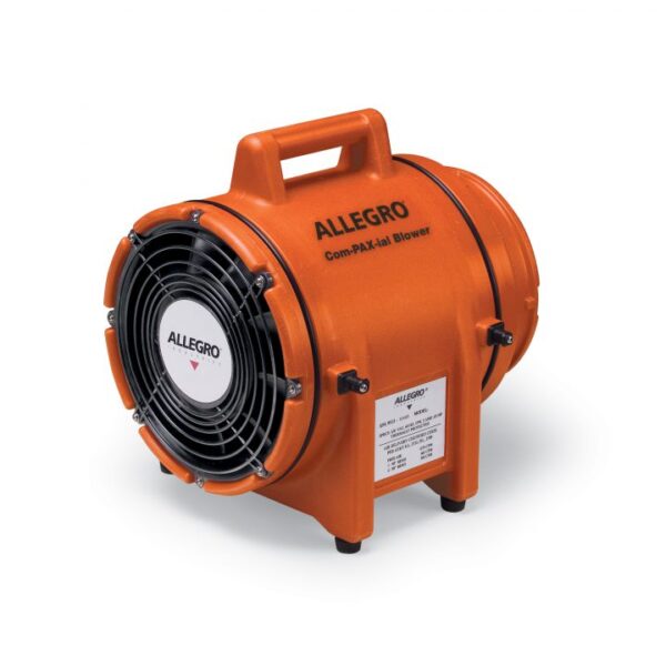 Ventilador de aire portátil para faenas industriales 8 "Axial DC plástico